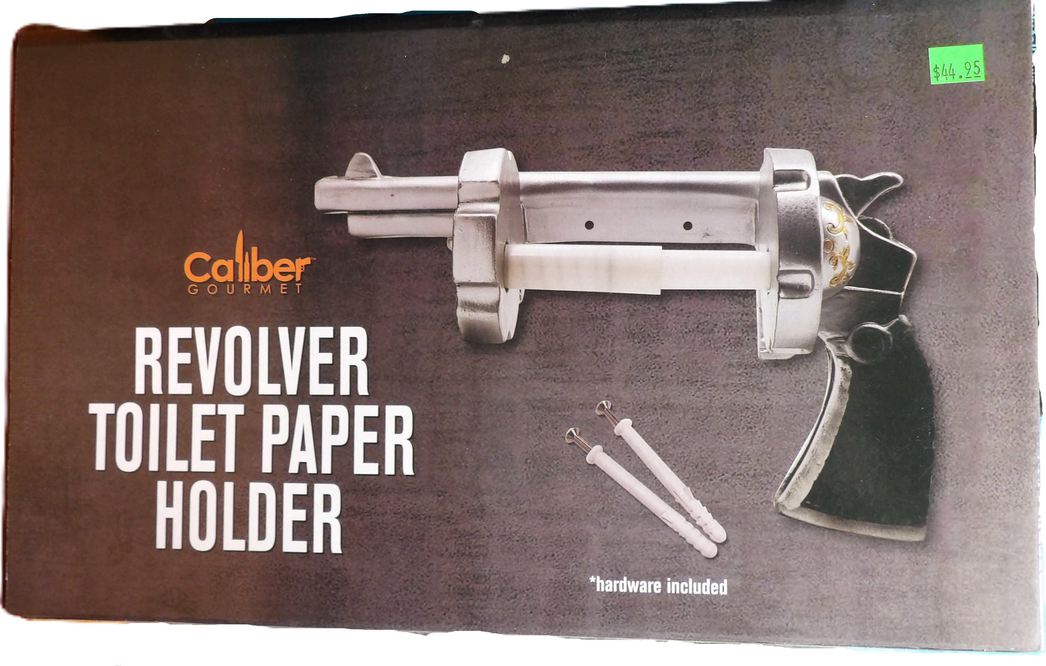 REVOLVER TOILET PAPER HOLDER