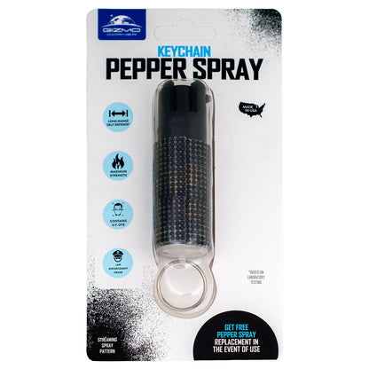 Bling it on Keychain Pepper Spray with Stylish Rhinestone Design