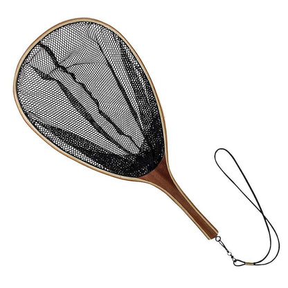 FISH NET WITH WOOD HANDLE (23" LONG)