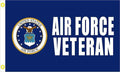 AIR FORCE LOGO VETERAN FLAG