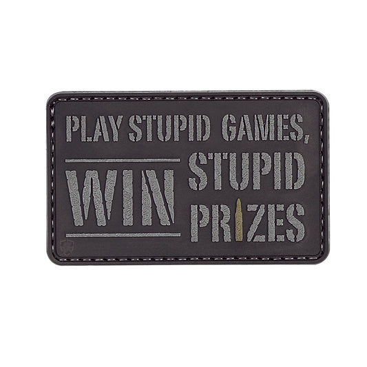 PLAY STUPID GAMES PVC MORALE PATCH