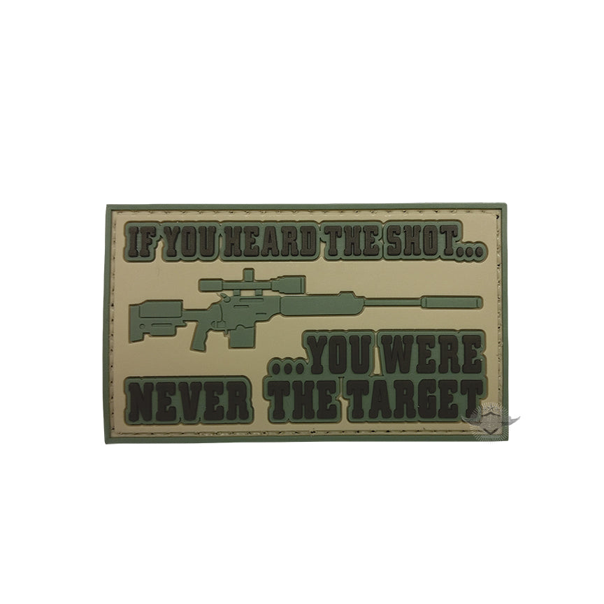 HEARD THE SHOT PVC MORALE PATCH