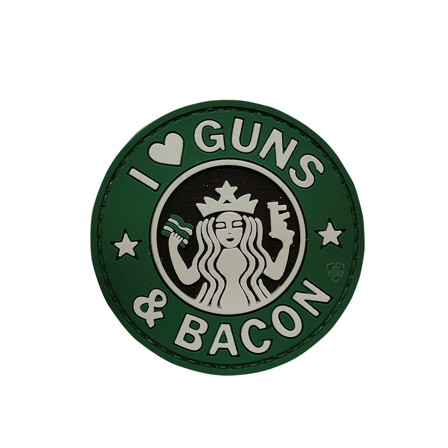 GUNS & BACON PVC MORALE PATCH