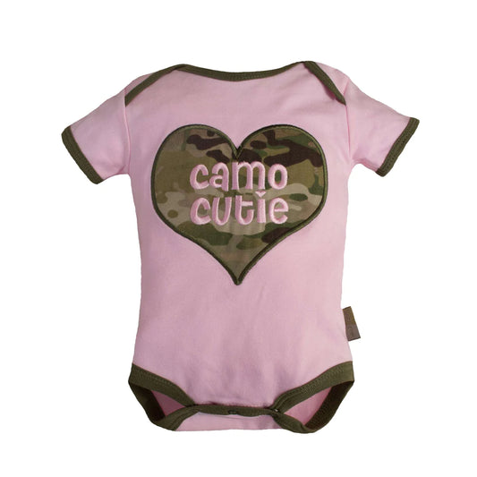 CAMO CUTIE BABY BODYSUIT