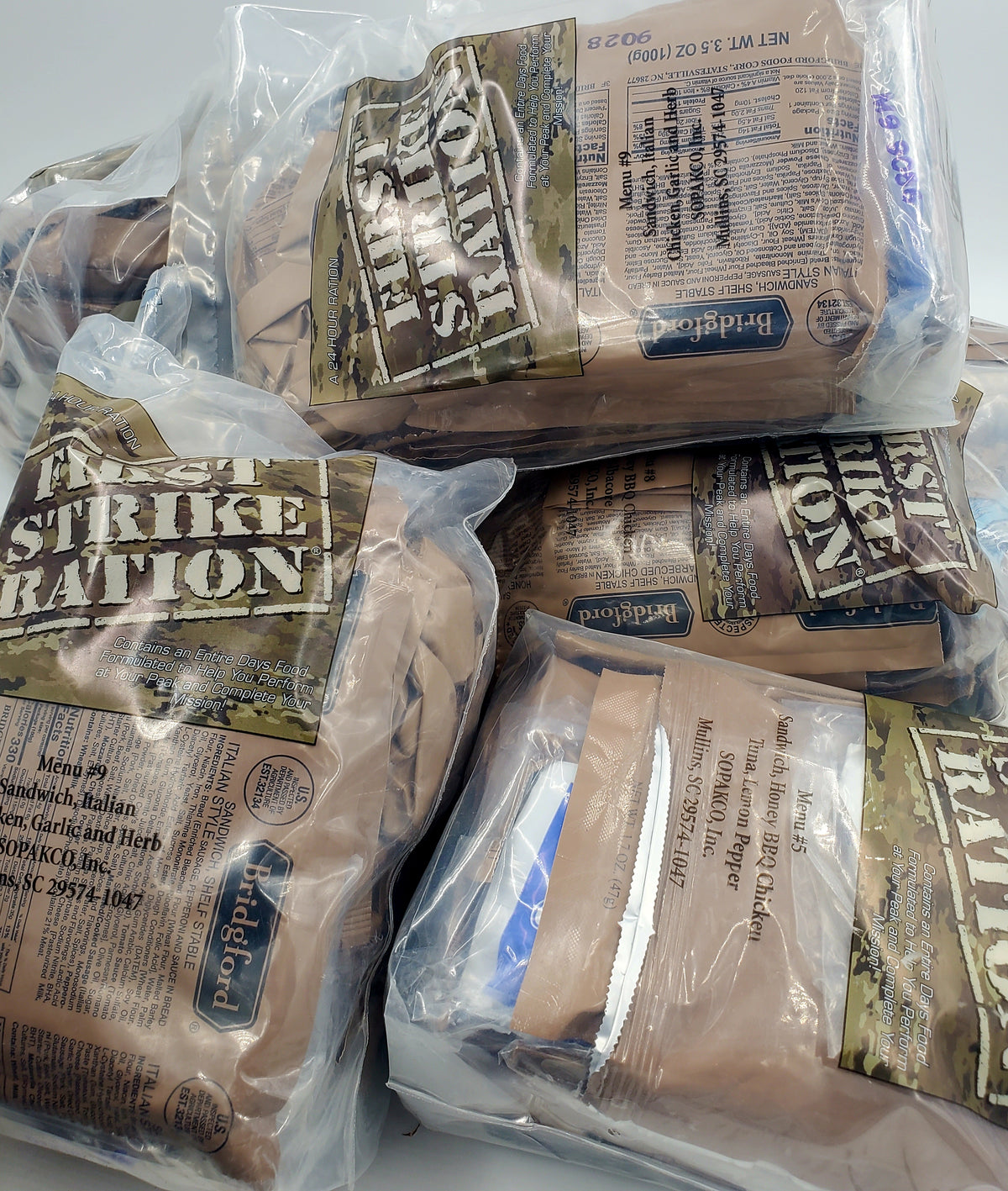 Us First Strike Ration FIRST STRIKE RATION 1-9 **MYSTERY** MEAL – Armed Forces Supply