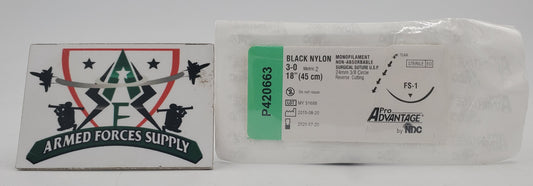 PRO ADVANTAGE P420663 BLACK NYLON SUTURES