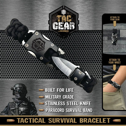 Paracord Survival Bracelet with Knife