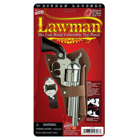 THE "LAWMAN" TOY REVOLVER SET
