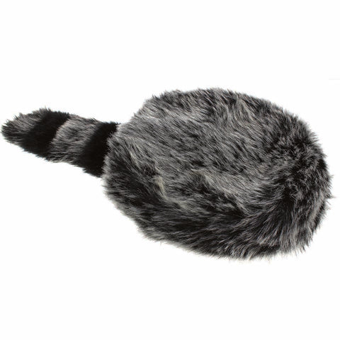 GRAY COONSKIN CAP