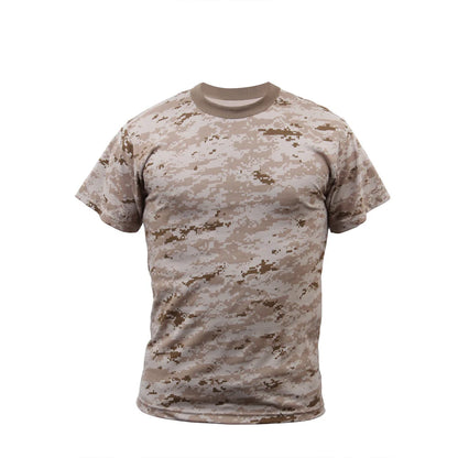 Camo T-Shirt 100% Cotton
