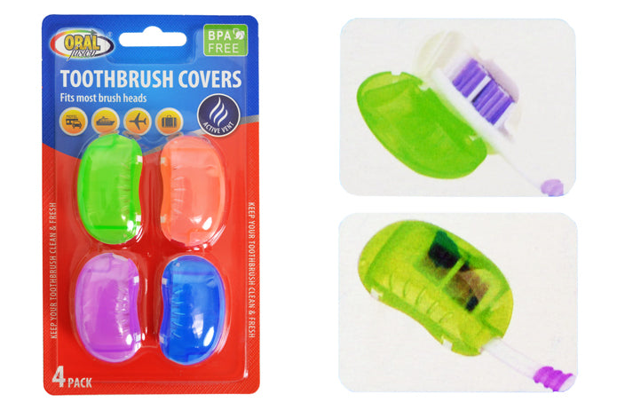 TOOTHBRUSH COVERS 4 PACK