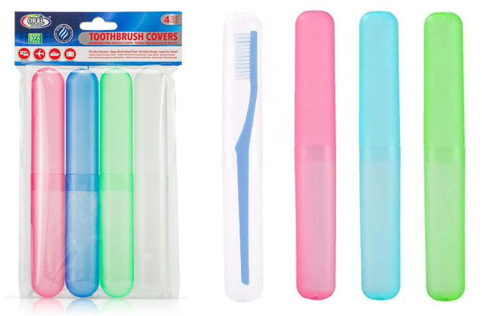 Toothbrush Travel Cases 4 PACK