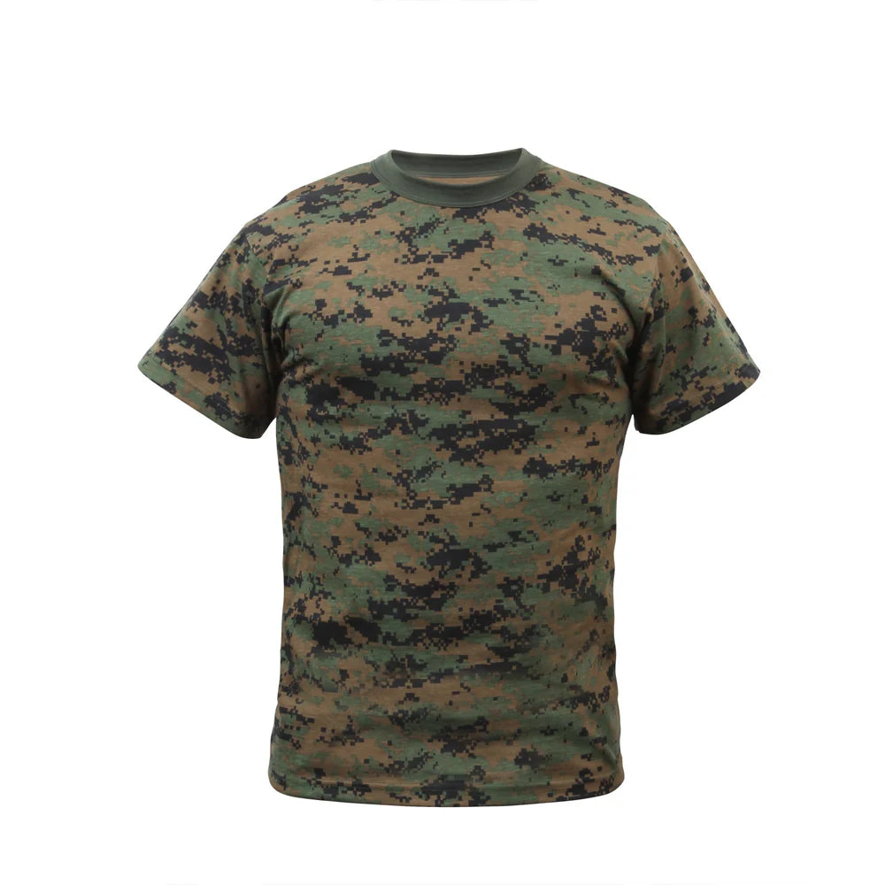 Camo T-Shirt 100% Cotton