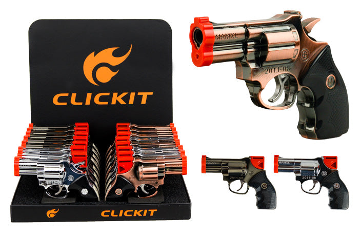 Gun Torch Lighter with Laser