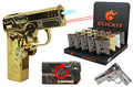 Fidget Pistol Torch Lighter with Laser