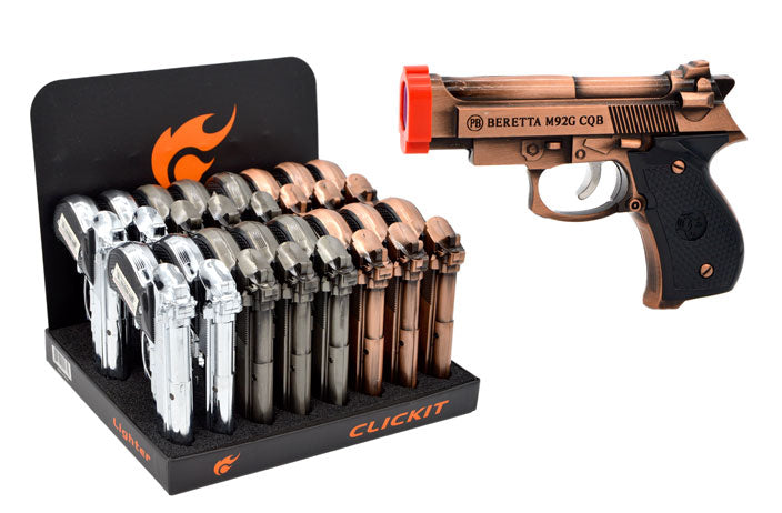 Pistol Double Torch Lighter