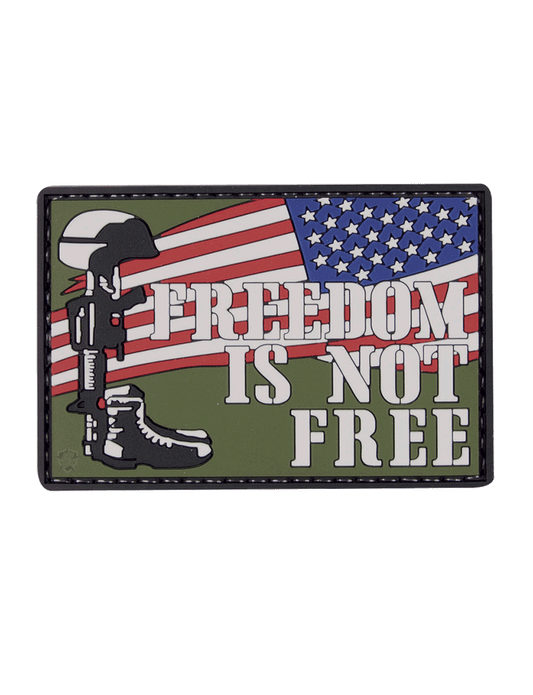 FREEDOM IS NOT FREE MORALE PVC PATCH