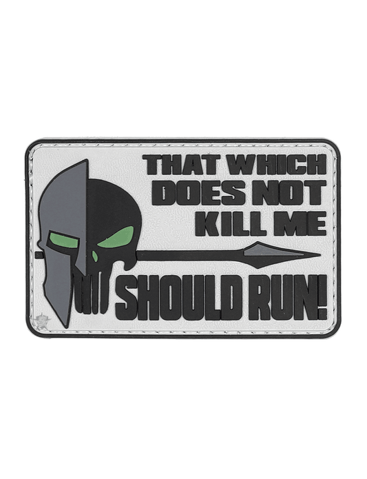 SHOULD RUN MORALE PVC PATCH