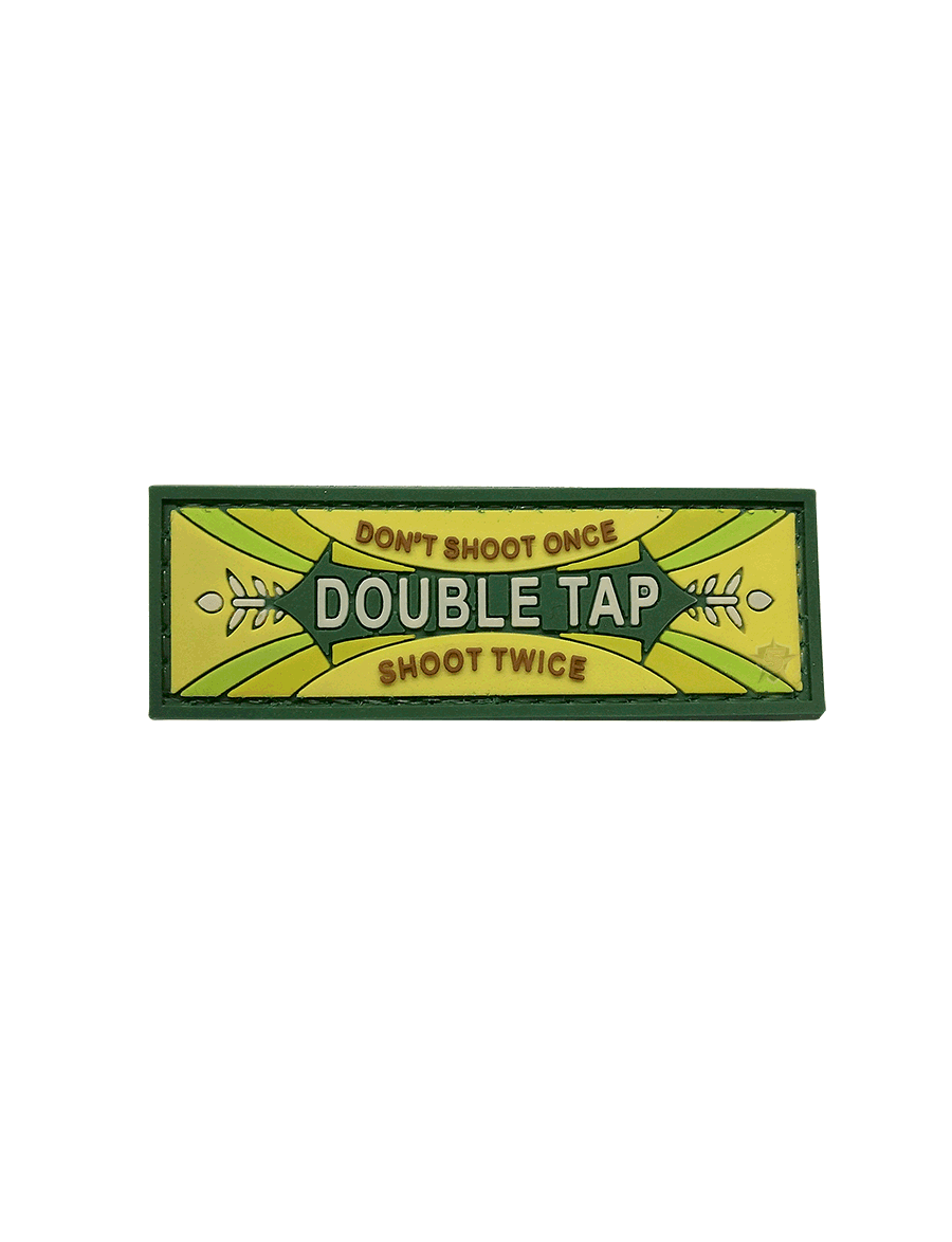 DOUBLE TAP MORALE PVC PATCH