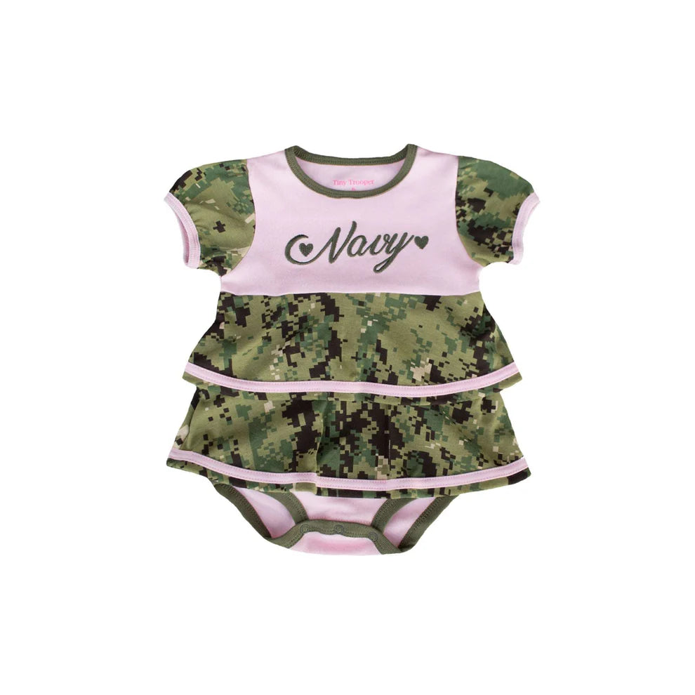 Navy NWU III Baby Ruffle Dress Armed Forces Supply Navy NWU III Baby Ruffle Dress Armed Forces Supply