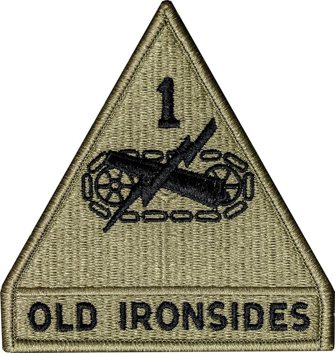 1st Armored Division OCP Patch with Fastener