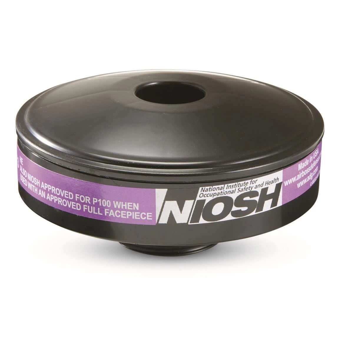 US AIRBOSS DEFENSE 40MM P100 GAS MASK FILTER