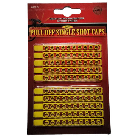 PULL OFF SINGLE SHOT ACTION CAPS
