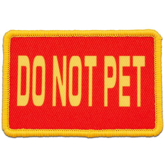 "DO NOT PET" SERVICE ANIMAL PATCH
