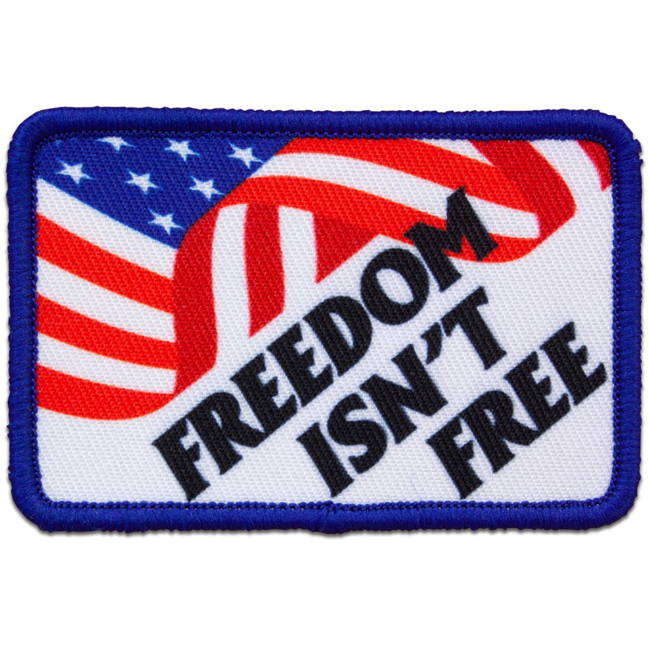 "FREEDOM ISN'T FREE" US FLAG MORALE PATCH