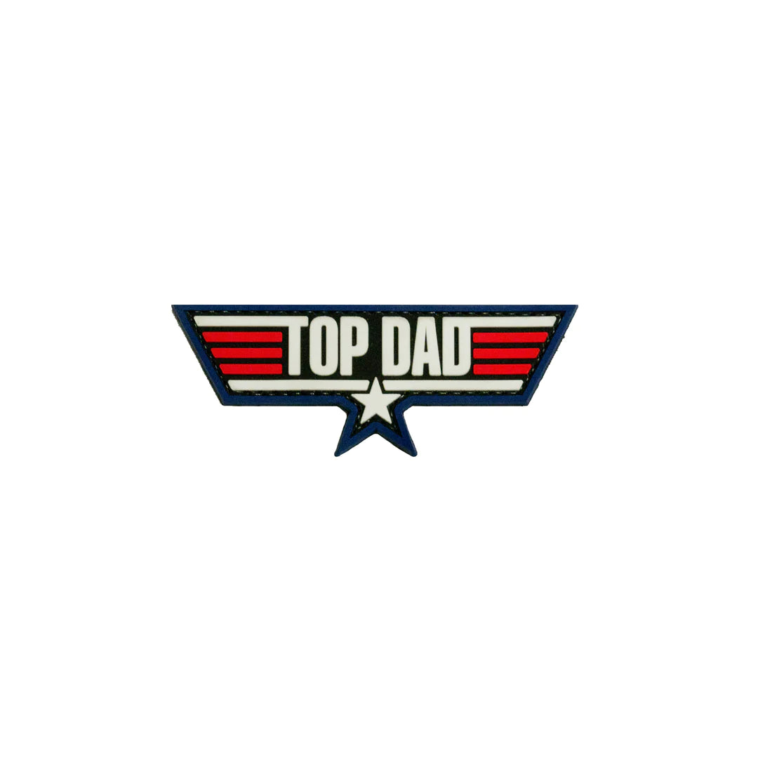 TOP DAD TOP GUN PVC PATCH