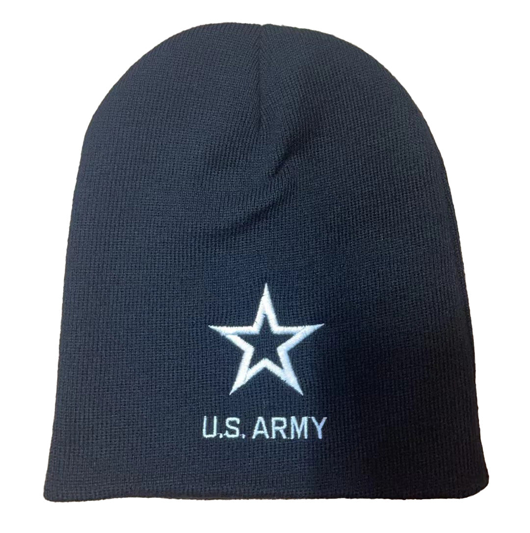 Embroidered Beanie US Army W/Star Logo