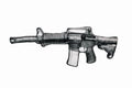 M16 Assault Rifle Pillow