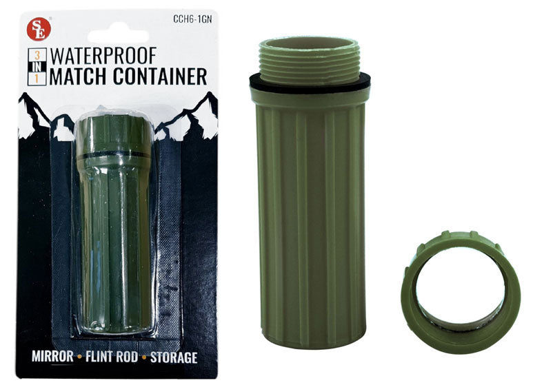3-in-1 Waterproof Match Container