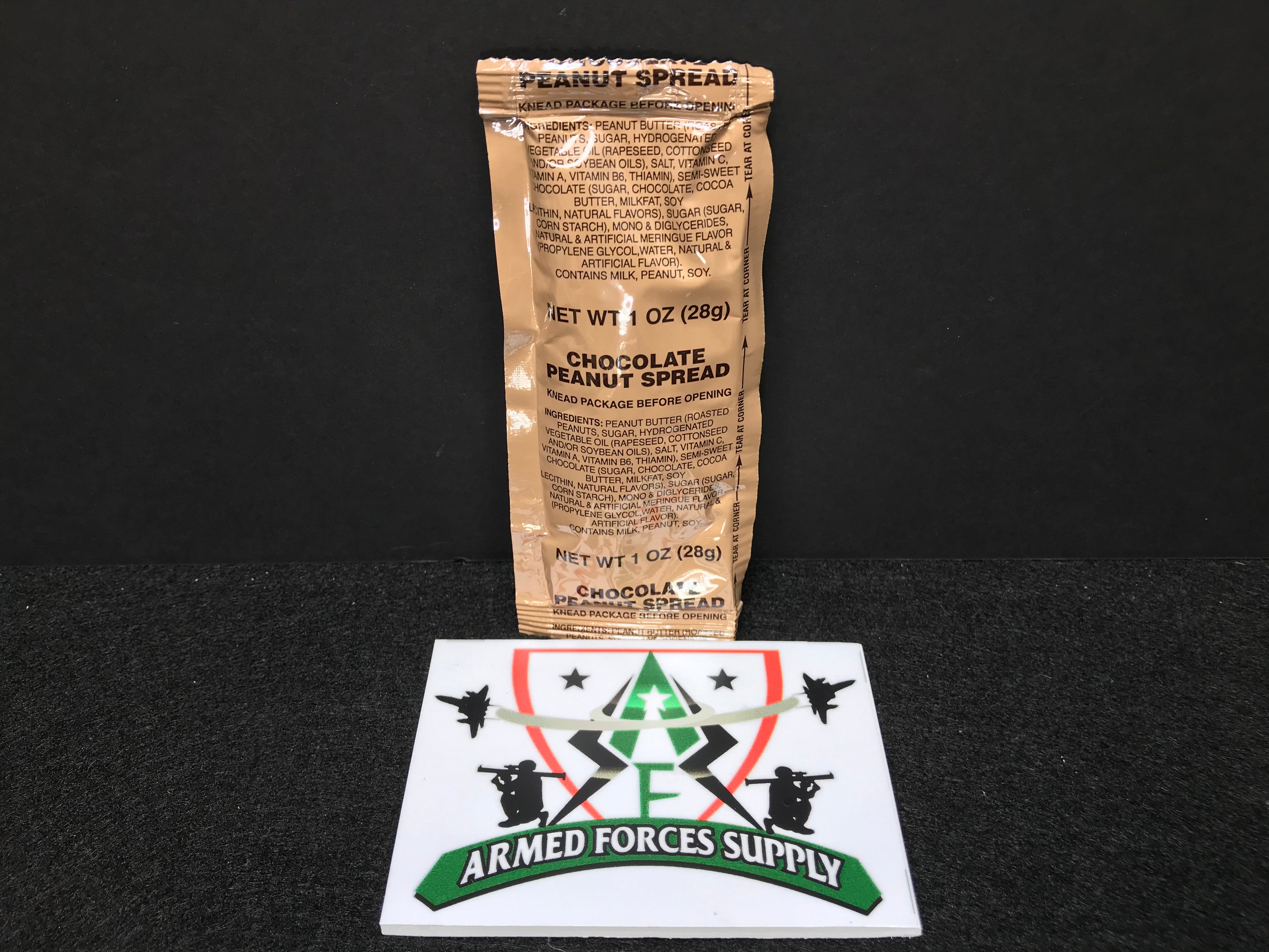 MILITARY MRE CHOCLATE PEANUT BUTTER SPREAD