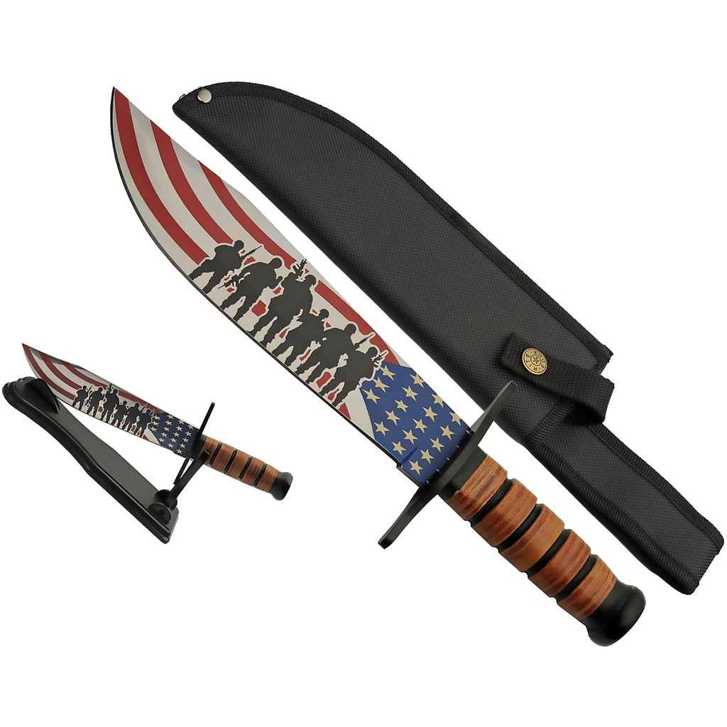 Flying Flag Tribute Bowie Knife