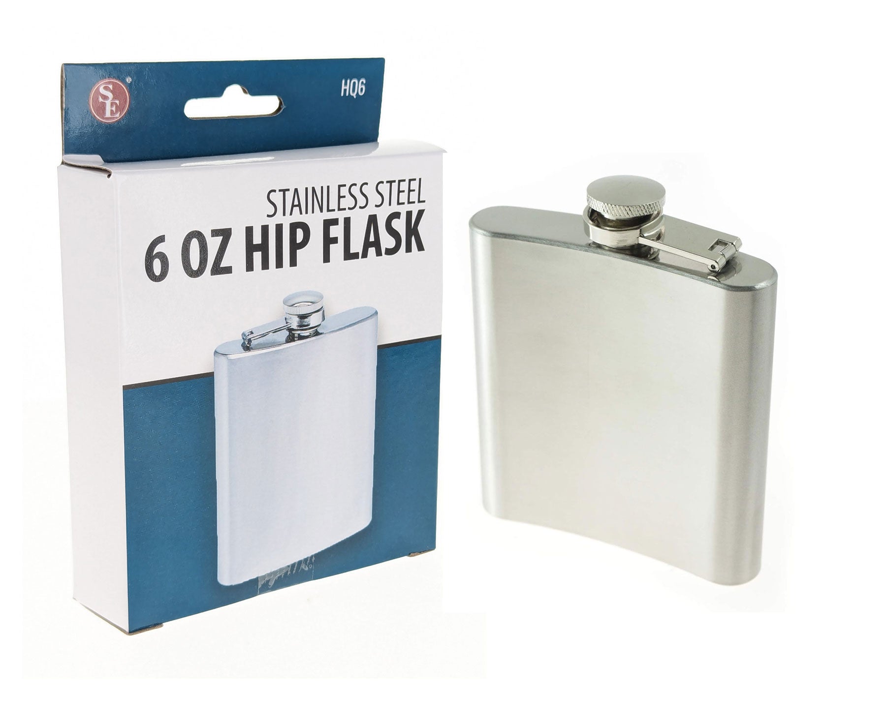 6oz Stainless Steel Hip Flask