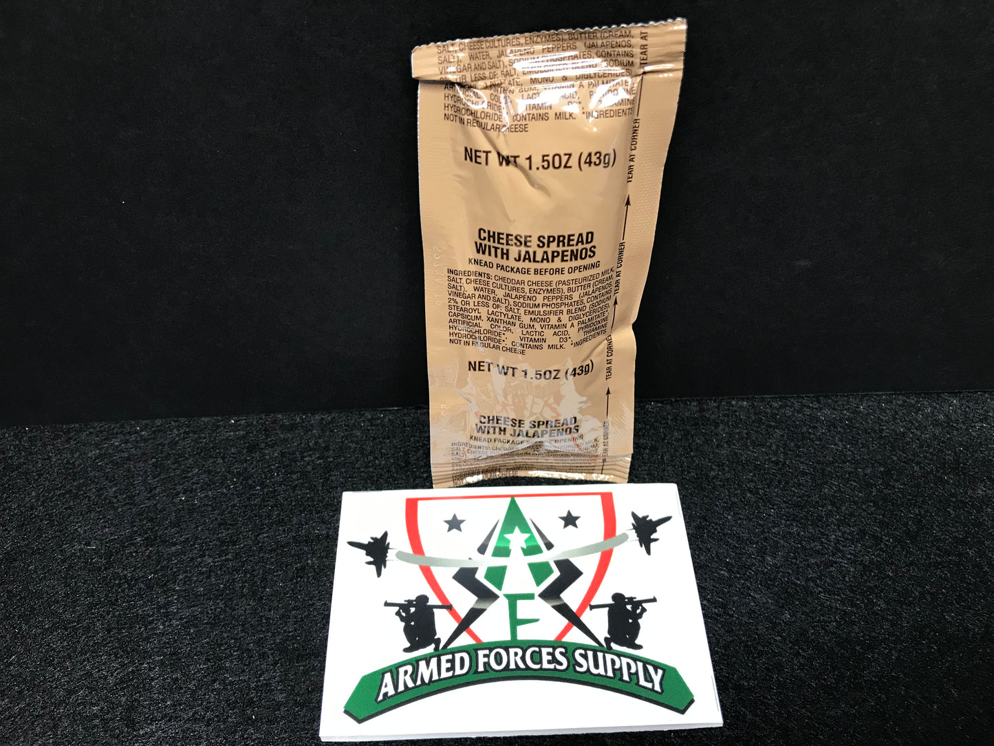 MILITARY MRE JALAPENO CHEESE SPREAD