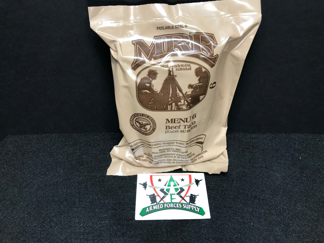 BEEF TACO MRE – Armed Forces Supply