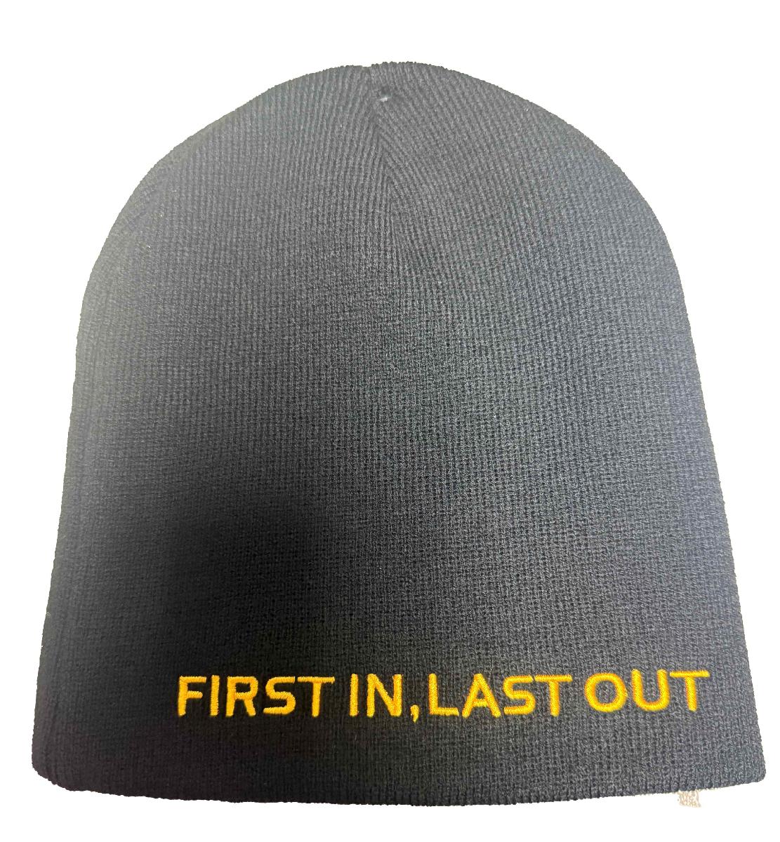 Embroidered Beanies Fire Deprtment Logo