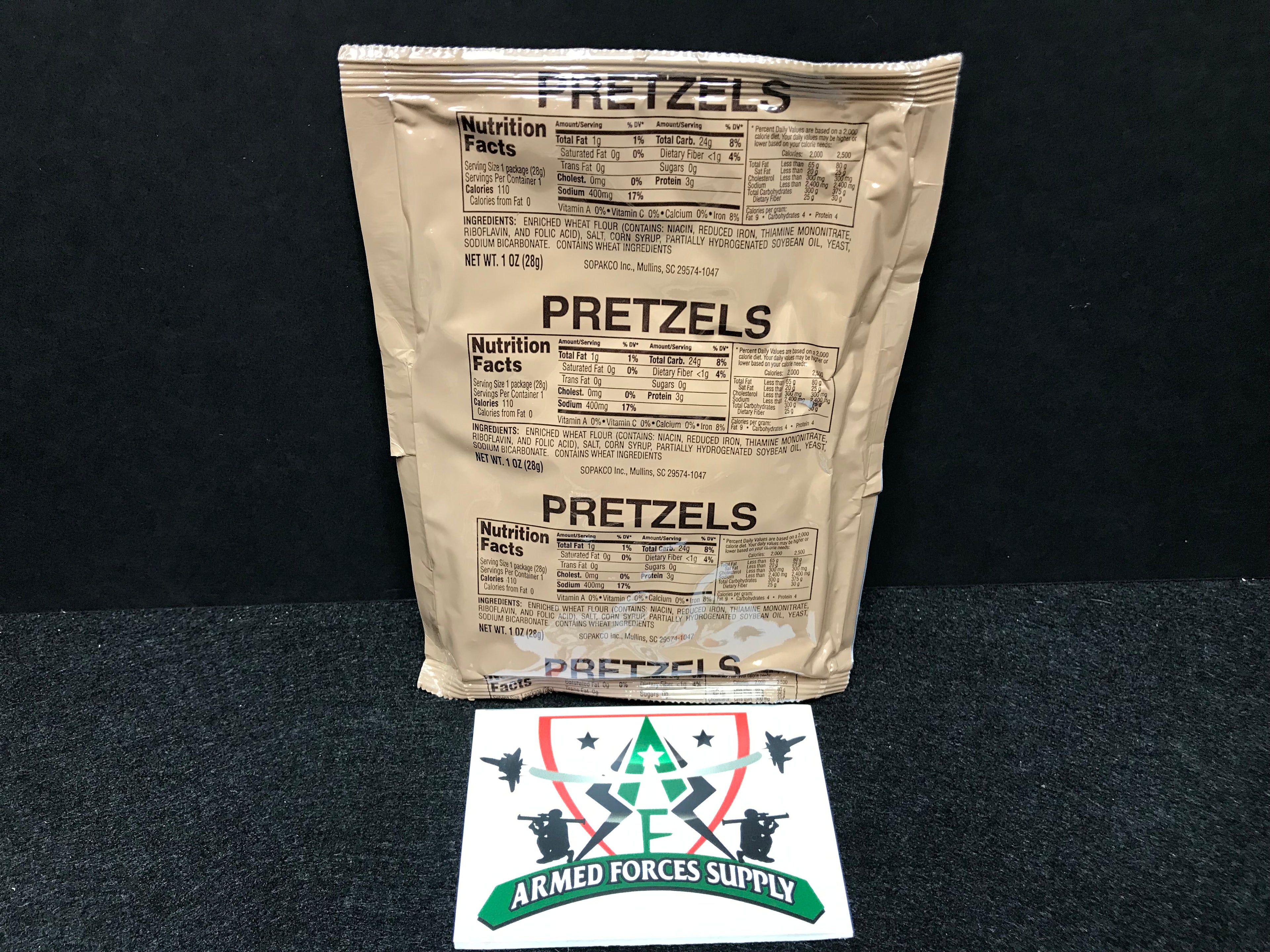 MILITARY MRE PLAIN PRETZELS