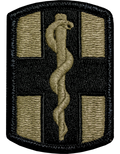 1st Medical Brigade Scorpion Patch with Fastener