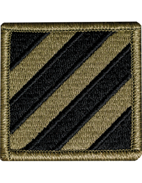 3rd Infantry Divison Scorpion Patch with Fastener