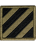 3rd Infantry Divison Scorpion Patch with Fastener
