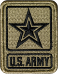 Army Of One Star Scorpion Patch with Fastener