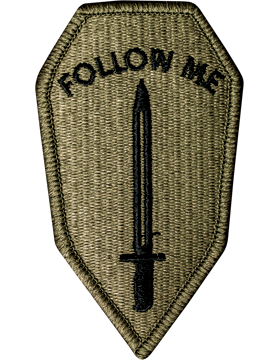 Infantry School "Follow Me" OCP Patch with Fastener