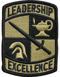 OCP ROTC CADET COMMAND LEADERSHIP EXCELLENCE PATCH WITH FASTER