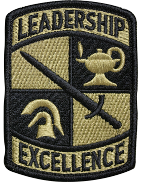 OCP ROTC CADET COMMAND LEADERSHIP EXCELLENCE PATCH WITH FASTER