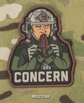 "CONCERNED" MORALE PVC PATCH