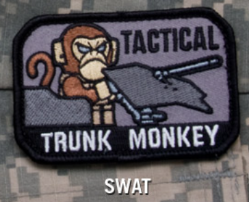 TACTICAL TRUNK MONKEY MORALE PATCH