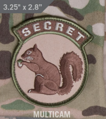 SECRET SQUIRREL MORALE PATCH